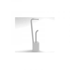 Gedy Wendy Colonne de Pied, R&eacute;sine, Blanc, 16 x 20.4 x 69.80 cm