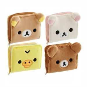 Rilakkuma Plush Wallet Rilakkuma - H100×W120×D35mm