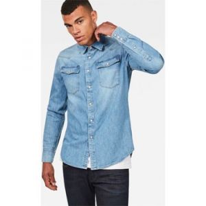 G-Star Raw Chemise Raw D12697 D013 - 3301 SHIRT bleu - Taille EU S,EU M,EU L,EU XL,EU XS