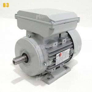 Almo Nature Moteur Électrique 220 V Double Condensateur MMD71G4B3 0,55 CV Moteur Monophasé 0,37 kW 1500 tr/min Bride B3