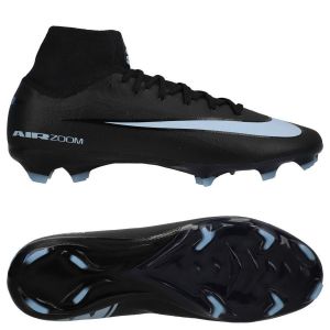 Nike Air Zoom Mercurial Superfly 10 Pro Fg Shadow - Noir/bleu - Herbe Naturelle (Fg), pointure 46 - ['Noir'] - Taille 46