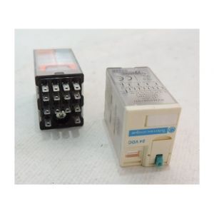 Schneider Electric Relais de puissance miniature 3A contact 4OF 24V CA avec DEL Zelio RXM RXM4GB1BD