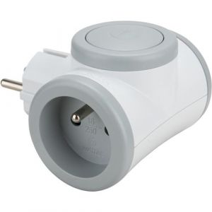 Watt & co Biplite rotative compacte + interrupteur 2x16A (2P+T)