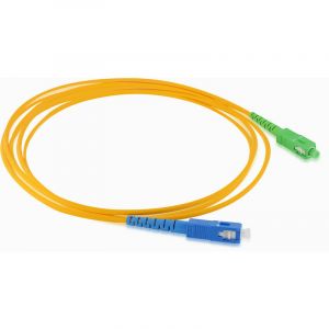 Metronic Câble fibre optique Free - monomode 2 m - vert et bleu