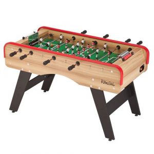 Baby foot classique Adultes et adolescents style café 3 balles liège 2 à 4 joueurs
