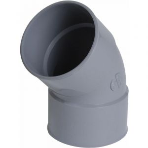 Nicoll COUDE FEMELLE-FEMELLE 45° - UCX44 - PVC GRIS - Ø 125 MM