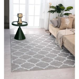 Tapis Moderne Extra Doux - Studio - Gris - 160x230 cm - Rectangle - Intérieur- THE CARPET