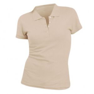 Image de Sol's SOLS - Polo manches courtes PEOPLE - Femme (S) (Beige) - UTPC319