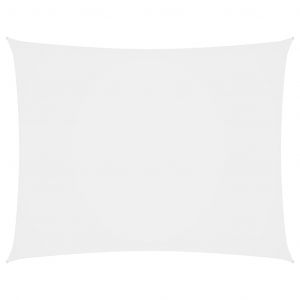 VidaXL Voile de parasol Tissu Oxford rectangulaire 3x5 m Blanc