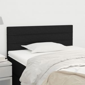 Image de VidaXL Tête de lit Noir 90x5x78/88 cm Tissu