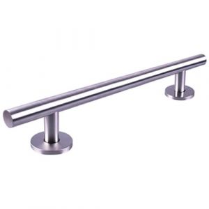 AIDAPT Barre d'appui VY476B - droite en acier inoxydable finition bross&eacute;e