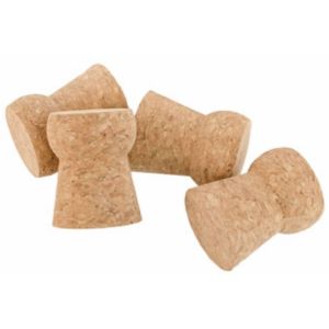 Ruedelafete Set de 4 Bouchons de Champagne en Li&egrave;ge naturel