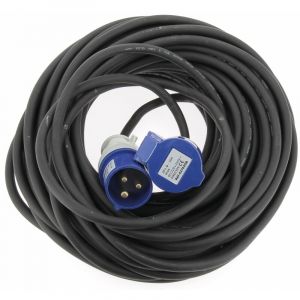 Haba Rallonge cee 17 Rallonge Néoprène cee 17 30m x 1.5mm² Raccordement Camping-car Van