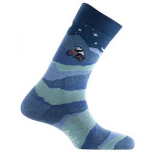 Achile Chaussettes Mi-chaussette jersey "Panda Star" Coton peign&eacute;