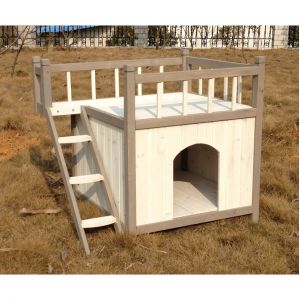 Niche pour chien Iroquois avec Balcon