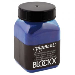Pigment Pur en Poudre Pot de 100 ml 10 Bleu Phtalo (Teinte Rouge)