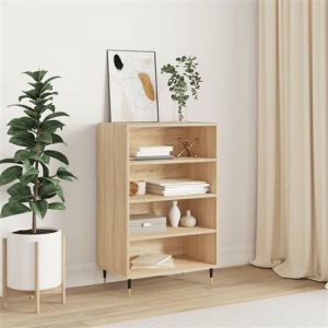 VidaXL Buffet haut chêne sonoma 57x35x90 cm bois d'ingénierie