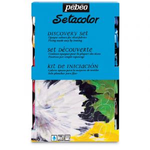 Pebeo Sétacolor Opaque - Coffret découverte - 12 flacons de 20 ml