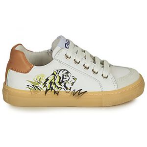 GBB Baskets basses enfant MAKERO - Couleur 28,29,30,31,32,34 - Taille Blanc