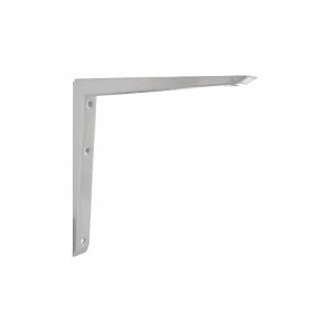 Cîme Console murale renforcée carré 1 pièce(s) console carre acier blanc 350x350 - interges.com
