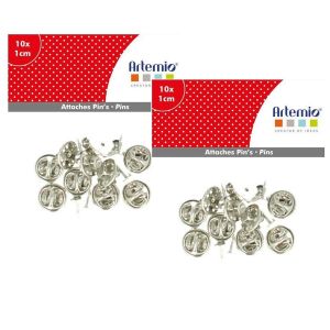 Art&eacute;mio 20 attache pin's m&eacute;talliques