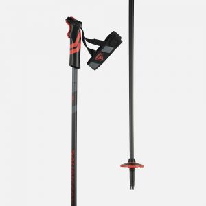Rossignol Bâtons de ski Tactic Carbon R-Clip Rouge - Taille 110 - Mixte