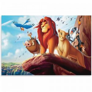 COUSSIN CUBE LE ROI LION