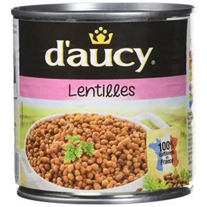 d'aucy Lentilles - La boite de 265g net égoutté