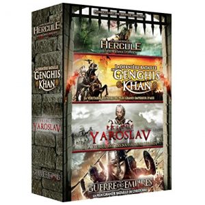 Image de Coffret les grand héros : LA DERNIERE BATAILLE DE GENGHIS KHAN + HERCULE, LA VENGEANCE D'UN DIEU + LA GUERRE DES EMPIRES + PRINCE YAROSLAV [DVD]