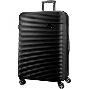 METZELDER Classic R2.0 Valise Cabine Rigide Tendance Chic Garantie 1 an (Noir, L - Large - 110/132L – 77x53x31cm 4,8kg)