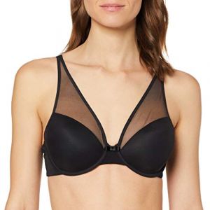 DIM Soutien-Gorge avec Armatures Generous Limited Edition Invisible Femme,Noir (Noir 0hz), 90D (Taille Fabricant : 75D )