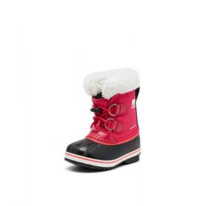 Sorel Bottes d'Hiver Unisexe, CHILDREN'S YOOT PAC NYLON WP, Rose (Bright Rose), Taille : 31