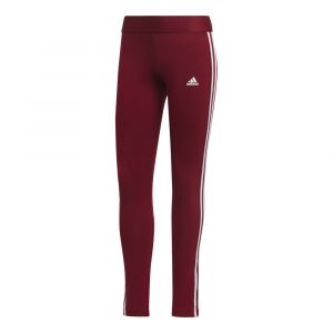 Image de Adidas Leggings 3-stripes - Bordeaux/blanc Femme, pointure X-Small - Rouge - Taille X-Small