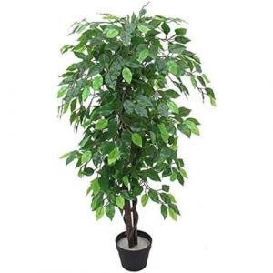 Leaf Ficus Artificiel XL - Vert, 120 cm