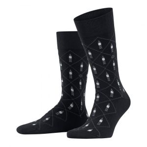 Burlington Socken Big Ben (schwarz | ohne farbe) Neu, Für Herren Neuheiten