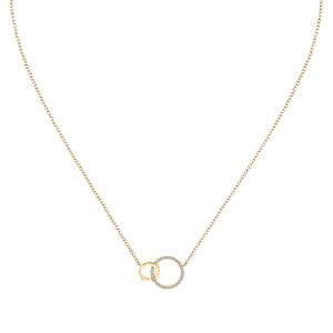 Cleor Collier pour femme en Argent 925/1000 serti de zircon - 0.003 g - taille : 423CM - Z0160296