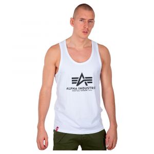 Alpha industries T-shirt Sans Manches Basic Bb L White