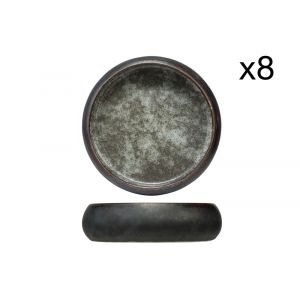 Cosy & Trendy 6 Coupelles Istra gris/vert - D.11.5 cm