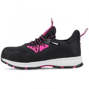 Vito Chaussures de sécurité femme S1P SRA Rose Taille 38 légère Fibre Aramide coque Composite