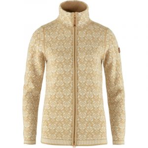 Fj&auml;llr&auml;ven 89912-196 Snow Cardigan W Sweatshirt Femme Dune Beige Taille XL