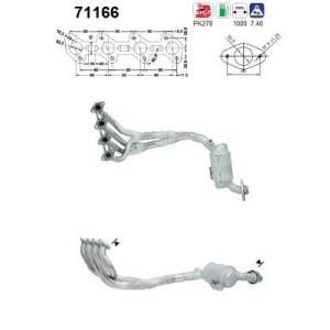 AS Catalyseur MERCEDES-BENZ CL SE A (71166)