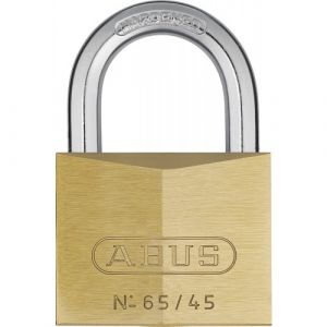 Abus Cadenas à clé - laiton - anse cémentée - entrouvrant - 65/60 KA 601