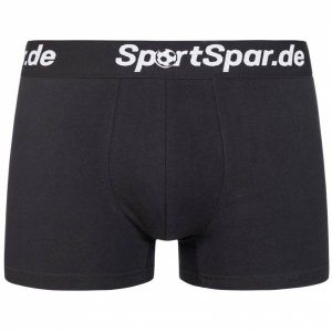 Sportspar.de Hommes "Sparbuchse" Boxer-short noir et blanc