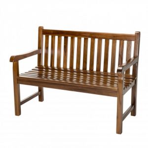 Image de Banc de Jardin en Teck Huilé "Troxi" 120cm Naturel Prix