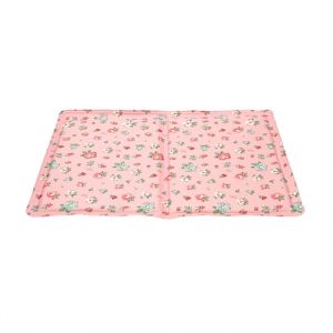 Tapis rafraîchissant fleurs roses