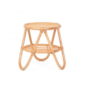 Table d'appoint rotin et cannage ezza