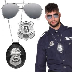 Boland 1417 Kit de Police 3 pièces, Adulte Unisexe, 1417, Multicolore, Taille Unique