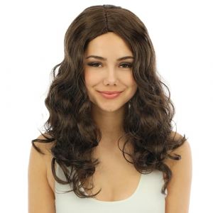 Perruque Longue Bouclée - Ptit Clown - 23977 - Accessoire Déguisement - Brun