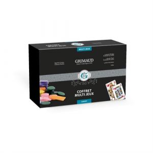 France Cartes Coffret multijeux cuir Grimaud expert