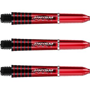 Winmau Prism Force Rouge Tiges de Fléchettes Courtes en Polycarbonate - 1 Jeu par Paquet